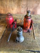 3 x Bottle Jacks Stored Gorleston,