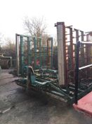 Cousins 6m levelling harrow. Stored near West Grinstead, Sussex.