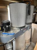Axminster Double Extractor Unit - 230V - Product Code 102179, 2.25kW Motor, Serial Number SY001499.