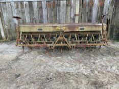 Carrier Cultivator Drill, 12ft, not tested as found. Stored near Beccles, Suffolk.