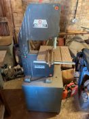 DeWalt DW 3401 hobby bandsaw, working order, Serial No. 198850. 220-240V, Not PAT Tested.