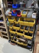 WITHDRAWN - Qty of Lin Bins with various Bolts , Screws etc. Stored Clenchwarton, King's Lynn.