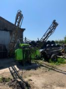 18m Tecnoma electra mounted sprayer. Stored outside for some time, not tested, as found.