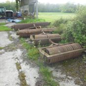 Set of rib rolls, 1 x 8ft plus 2 x 4ft plus 10ft rib roll. Stored near Bungay, Suffolk.