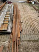 Approx 2T of weathered steel. Stored Clenchwarton, King's Lynn. No VAT on this lot.