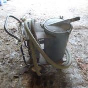 BVC Industrial vacuum cleaner on wheels. Stored near Bungay, Suffolk.