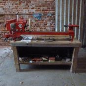 Avon 48 inch coronet number 3 lathe (new 1990) with revolving centre multi star chuck,