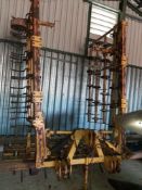 Cooper Springtine Cultivator 8m. Stored near Carleton Rode, Norfolk.