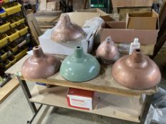 4 x large light shades and 12 x small light shades. Stored near Clenchwarton, Kings Lynn.