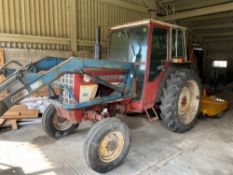 International 475 Tractor (Purchased New 1977, 6289 hours) with Tanco 968 Loader and Fork.