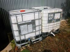 2 IBC Tanks. Stored near Beccles, Suffolk. No VAT on this lot.