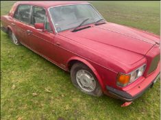 Bentley 8, petrol lpg, will run but sold as parts or repair, v5 been mislaid.