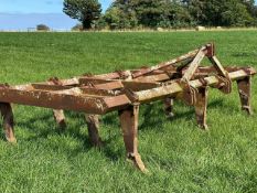 Bomford Superflow 13 leg Cultivator. Stored near Beccles, Suffolk.