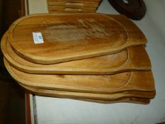 *5 Wood Platters