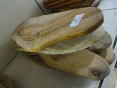 *9 Rustic Wood Platters