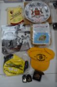 Football Collectibles; Hull City Medallion, Photographs, Inflatable Tiger, etc.