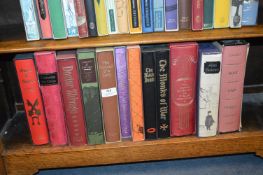 Twelve Assorted Folio Society Books; War & Peace, etc.