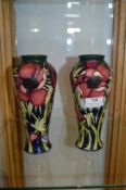 Pair of Modern Moorcroft Vases 8