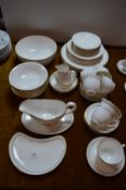 Royal Worcester Contessa Design Part Dinner Service 47 Pieces