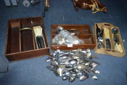 Assorted Cutlery and Cutlery Trays etc.