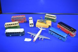 Dinky Buses, Aeroplane, etc.