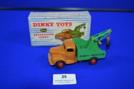 *Dinky Toys 25X Breakdown Lorry in Original Box
