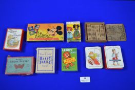 Vintage Card Games, Happy Families, Disney Dominoes, etc.
