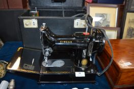 Vintage Singer 222K Electric Sewing Machine