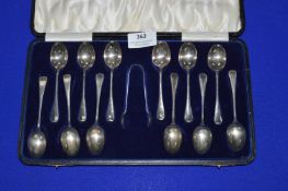 Hallmarked Sterling Silver Presentation Teaspoon Set