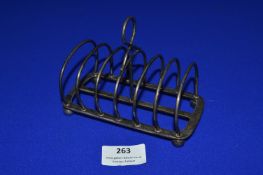 Hallmarked Sterling Silver Toast Rack