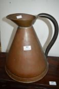 Large Victorian Copper Measuring Jug
