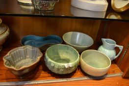 Beswick, Crown Devon and Other Planters and Bowls, plus a Jelly Mould