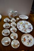 Royal Worcester Evesham Part Dinner Service 23 Pieces