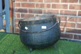 Cast Iron Cauldron with Three Feet