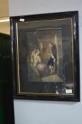 Framed Victorian Print