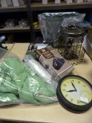 *Christmas Stowaway Cover, Canvas Log Tote, Clock,