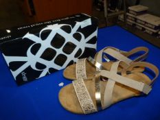 *Identity Size: 41 Light Gold Shoes