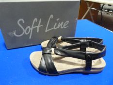 *Soft Line Size: 4 Black Shoes