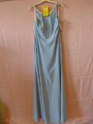 *Dessy Size: 10 Carolina Blue Full Length Holter C