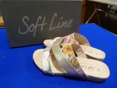 *Soft Line Size: 6.5 Flower Combination Shoes