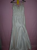 *Size: 8 Silky White Wedding Dress