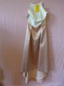 *Dessy Collection Size: 12 Rose & White Dress