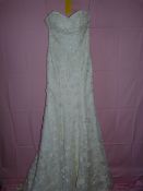 *Christine Dando Ivory Wedding Dress