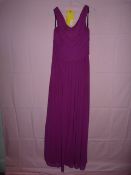 *Vivian Diamond Size: 12 Persian Plum Dress
