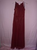 *After Six Size: 10 Burgundy Gold Dress