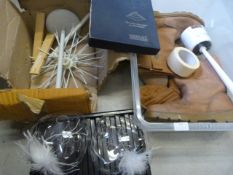 *Work Boots, Glass Hearts, Jewellery Display Rack,