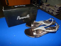 *Pavarella Size: 4 Pewter Shoes