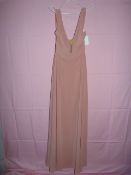 *Alfred Sung Size: 8 Desert Rose Full Length Dress