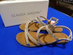 *Claudia Ghizzani Size: 36 Silver Combine Shoes