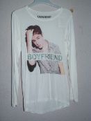 Justin Bieber Boyfriend Top Size: 146/152